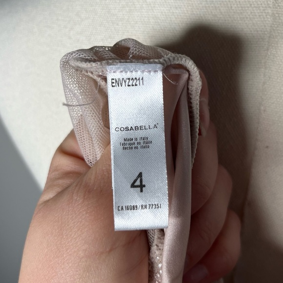 Cosabella Nude Envy Underwire Teddy & VS Black Lace Very Sexy Plunge Bra 36C - Picture 8 of 14